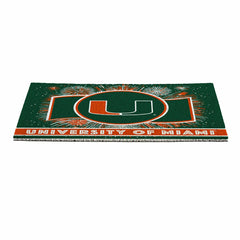 University of Miami Yard Sign, Patriotic, Collegiate, Home