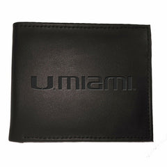 University of Miami, Bi-Fold Wallet, Black, Collegiate, Home