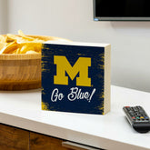 University Of Michigan Plock, Down Home Fans, 6x6, Collegiate, Home