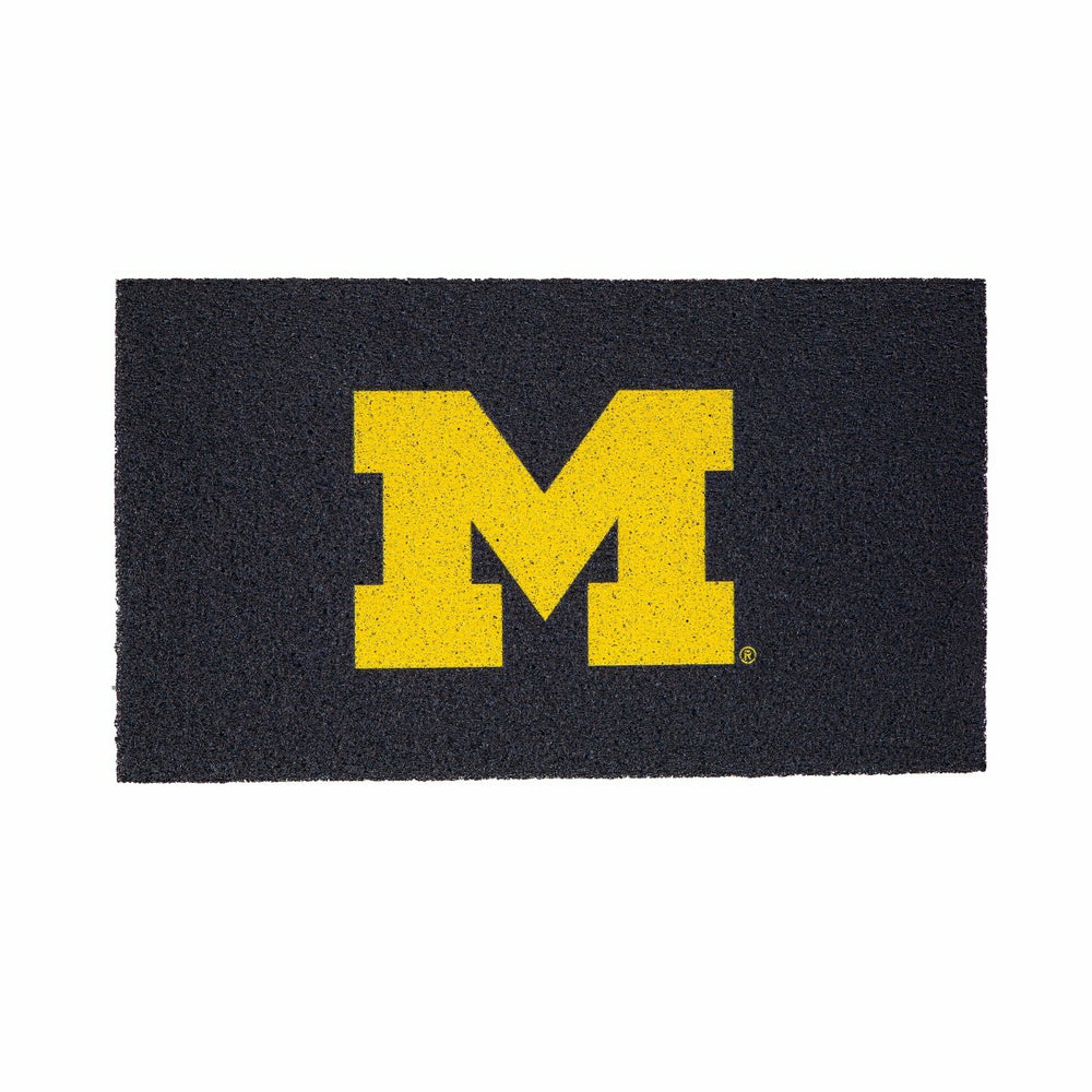 Full Color PVC Mat, 16" x 28", University Of Michigan, Collegiate