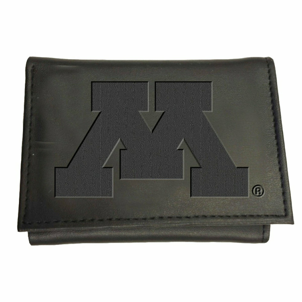 University of Minnesota, Tri-Fold Wallet, Black, Collegiate, Home