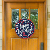 University of Mississippi Holiday Round Door Décor with Hanging Rope, , Collegiate, Home