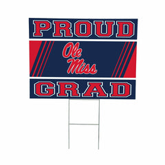 University of Mississippi Coroplast Yard Sign Graduate, Collegiate, Home