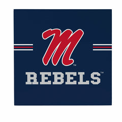 University of Mississippi Wood Wall Sign, 12x12, Collegiate, Home