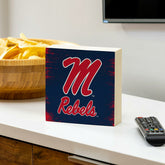 University of Mississippi Plock, Down Home Fans, 6x6, Collegiate, Home