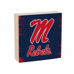 University of Mississippi Plock, Down Home Fans, 6x6, Collegiate, Home