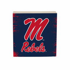 University of Mississippi Plock, Down Home Fans, 6x6, Collegiate, Home