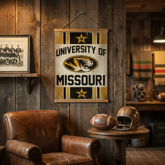 University of Missouri, Canvas Wall Tapestry, Medium, 36x24, Collegiate, Home