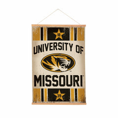 University of Missouri, Canvas Wall Tapestry, Medium, 36x24, Collegiate, Home