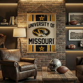 University of Missouri, Canvas Wall Tapestry, Large, 54x36, Collegiate, Home