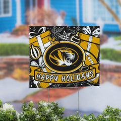 University of Missouri Yard Sign, Holiday, Collegiate, Home