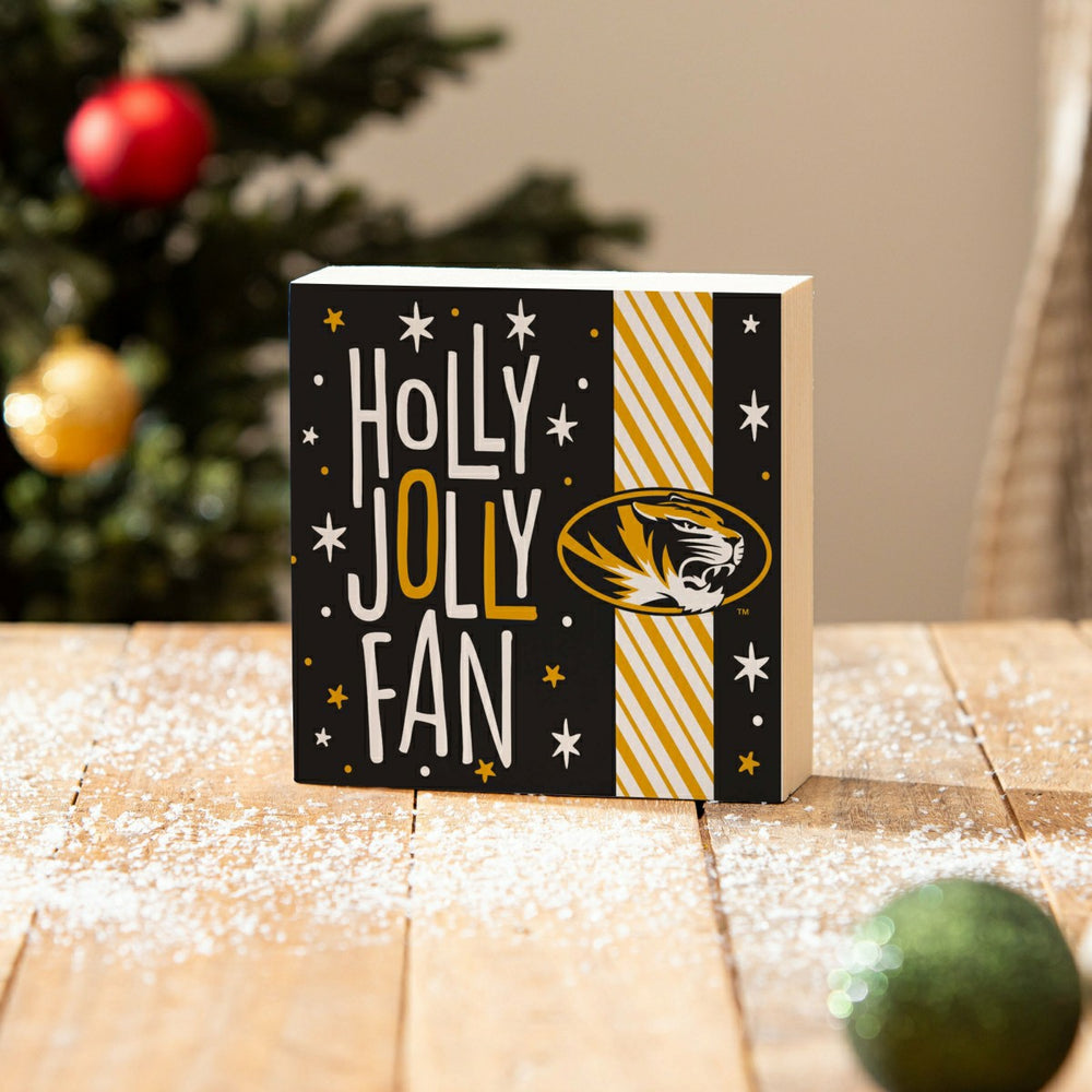 University of Missouri Block, Holiday, 6x6, Collegiate, Home