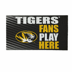 University of Missouri Fan Mat, 28"x16", Collegiate