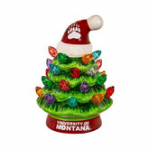 4" Mini LED Tabletop Christmas Tree, Set of 2, University of Montana, Collegiate, Home
