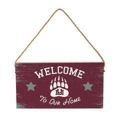 University of Montana Wood Wall Sign, 6x11, Collegiate, Home