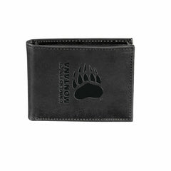 University of Montana, Bi-Fold Wallet, Black, Collegiate