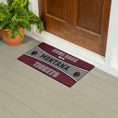 28" x 16" PVC Trapper Mat, Come Back with Tickets, University of Monta, Collegiate