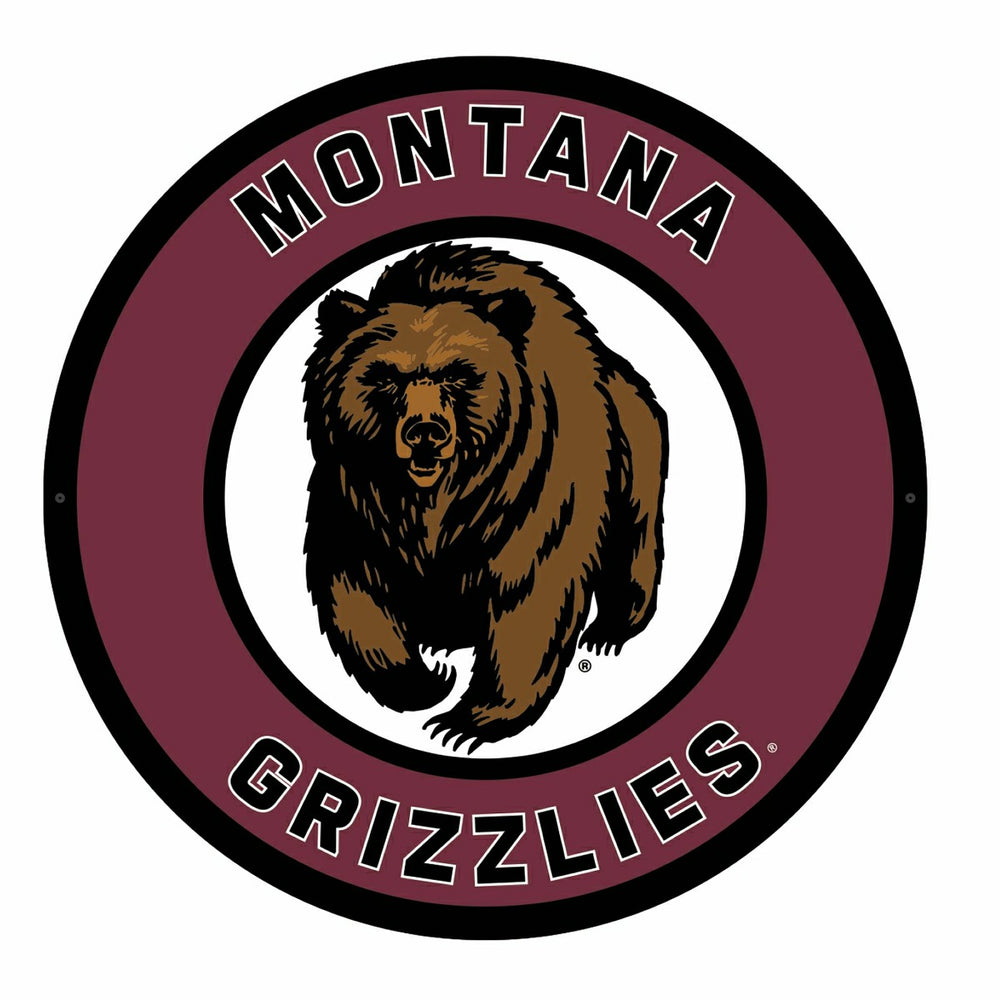 LED Wall Decor, Round, University of Montana, Collegiate, Home