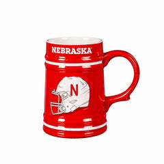 University of Nebraska Ceramic Stein Cup, 24oz, Collegiate, Home