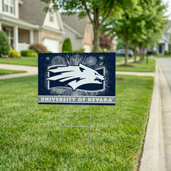 University of Nevada Yard Sign, Patriotic, Collegiate, Home