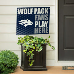 University of Nevada Coroplast Yard Sign "Fans Play Here", Collegiate, Home