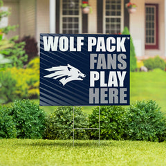 University of Nevada Coroplast Yard Sign "Fans Play Here", Collegiate, Home