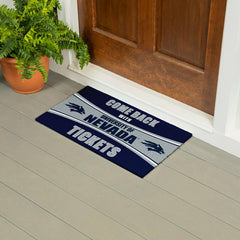 28" x 16" PVC Trapper Mat, Come Back with Tickets, University of Nevad, Collegiate