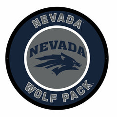 LED Wall Decor, Round, University of Nevada, Collegiate, Home