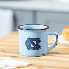 University of North Carolina Ceramic Camp Cup with Enamel Finish, 14oz, Collegiate, Home