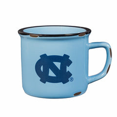 University of North Carolina Ceramic Camp Cup with Enamel Finish, 14oz, Collegiate, Home