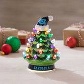 8" LED Ceramic Christmas Tree, University of North Carolina, Collegiate, Home