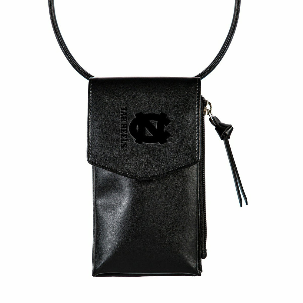 University of North Carolina, Cross Body Wallet, Black, Collegiate, Home