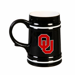 University of Oklahoma Ceramic Stein Cup, 24oz, Collegiate, Home
