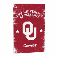 University of Oklahoma Wood Wall Sign, 16x24, Collegiate, Home