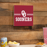 University of Oklahoma Wood Wall Sign, 12x12, Collegiate, Home
