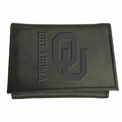 University of Oklahoma, Tri-Fold Wallet, Black, Collegiate, Home