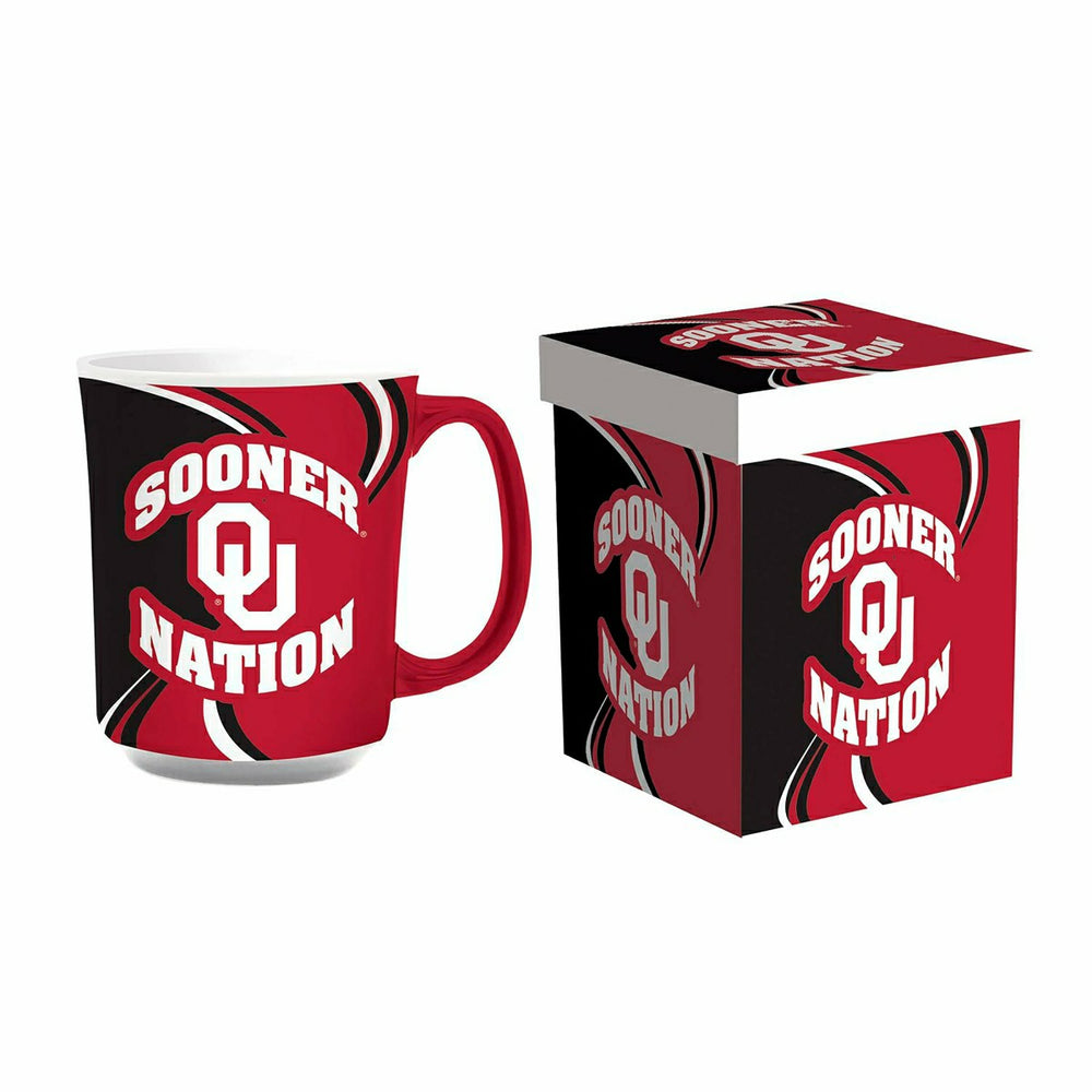 University of Oklahoma, 14oz Ceramic Cup of Awesome with Matching Box, Collegiate, Home