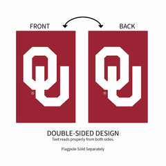 University of Oklahoma Applique House Flag, Collegiate, Home