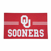 Embossed Mat, Cross Hatch, University of Oklahoma, Collegiate