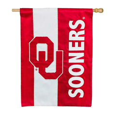 Double-Sided Embellished NCAA College Team Pride Applique House Flag, , Collegiate, Home