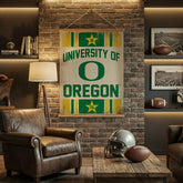 University of Oregon, Canvas Wall Tapestry, Large, 54x36, Collegiate, Home