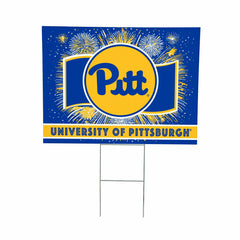 University of Pittsburgh Yard Sign, Patriotic, Collegiate, Home