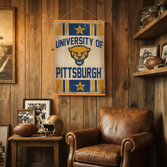 University of Pittsburgh, Canvas Wall Tapestry, Medium, 36x24, Collegiate, Home