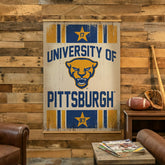 University of Pittsburgh, Canvas Wall Tapestry, Large, 54x36, Collegiate, Home