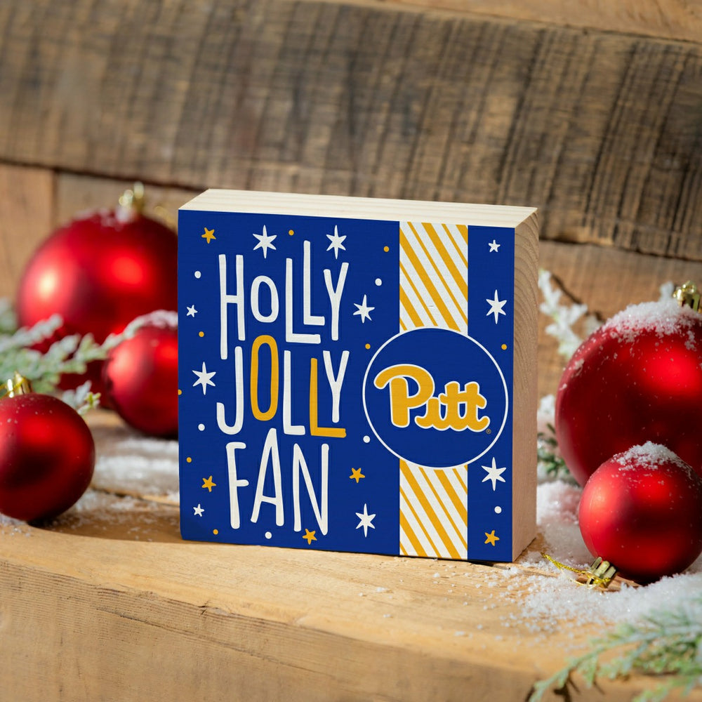 University of Pittsburgh Block, Holiday, 6x6, Collegiate, Home