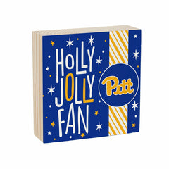 University of Pittsburgh Block, Holiday, 6x6, Collegiate, Home