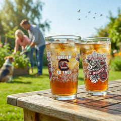 University of South Carolina 16oz Glass pint, Set of 2, Collegiate, Home