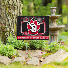 University of South Dakota Yard Sign, Patriotic, Collegiate, Home