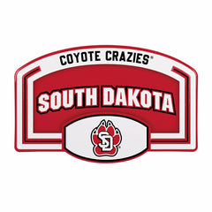 University of South Dakota USA Embossed Steel Wall Sign, 11" x 17", Collegiate, Home