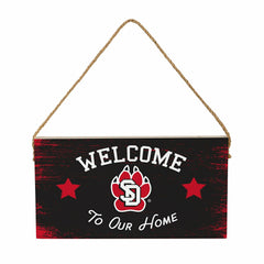 University of South Dakota Wood Wall Sign, 6x11, Collegiate, Home